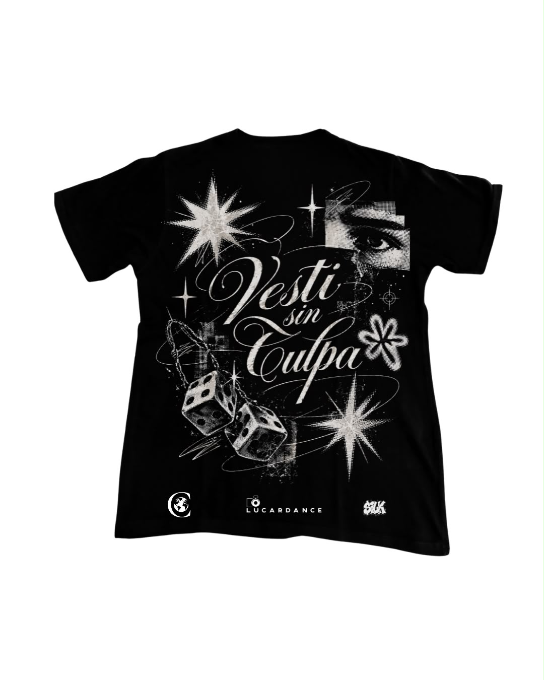 Remera Destino, dorso